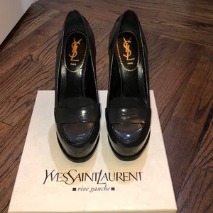 Ysl Tribtoo 105 Moccasin Heel